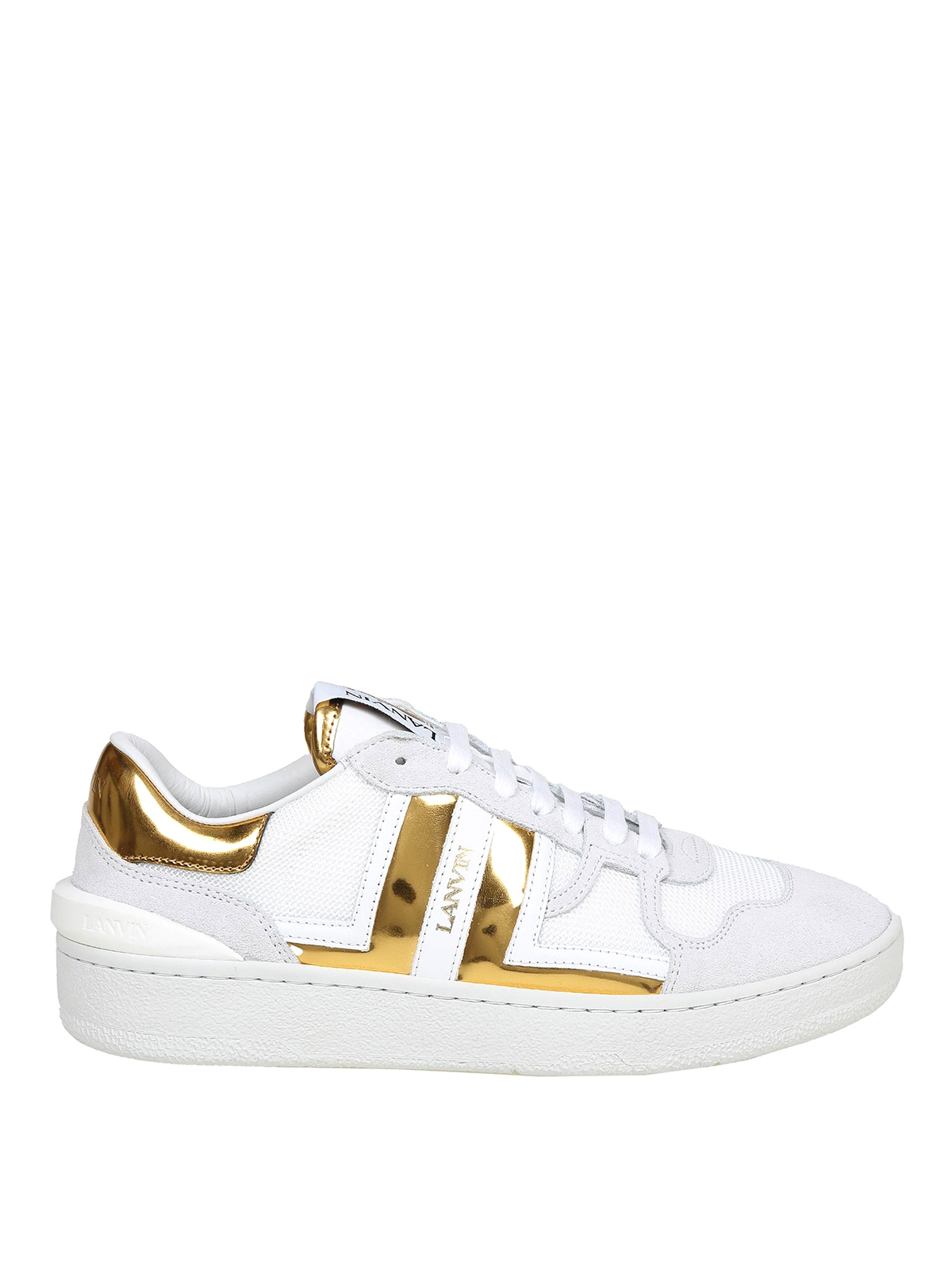 Lanvin Clay Low Top Sneakers Shoes In Blanco