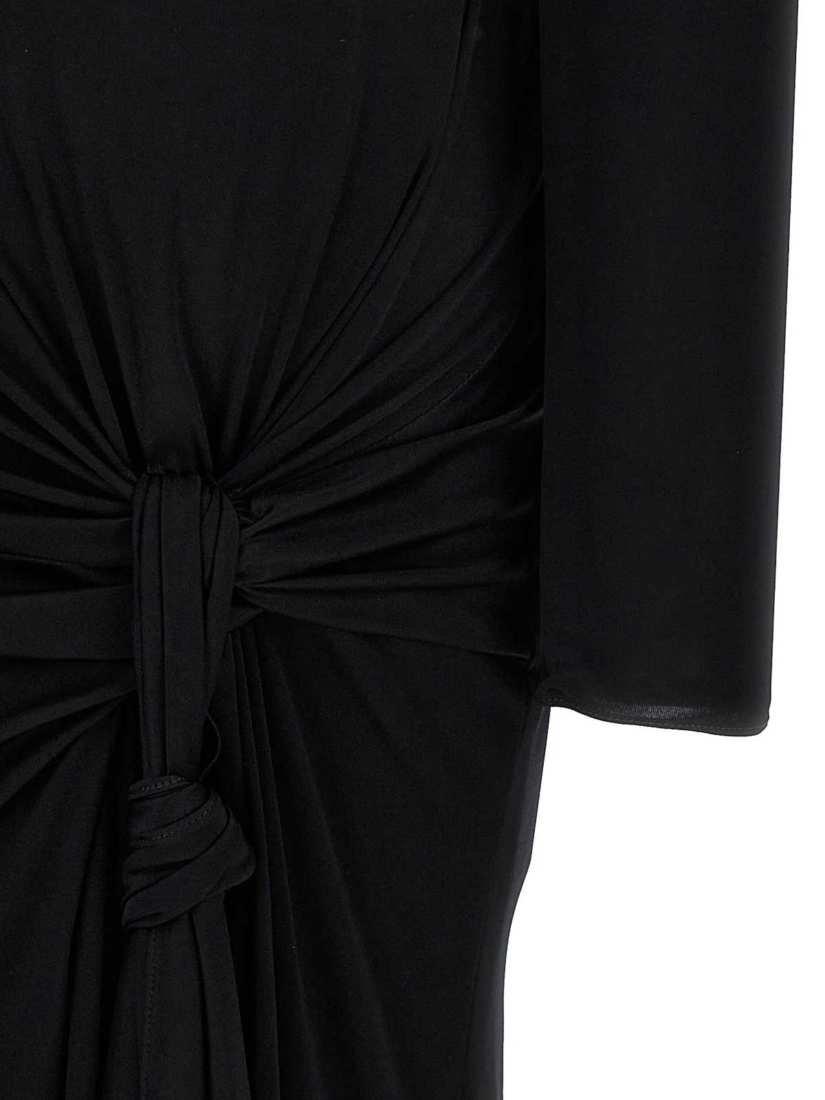 Versace La Vacanza Capsule Long Dress In Black
