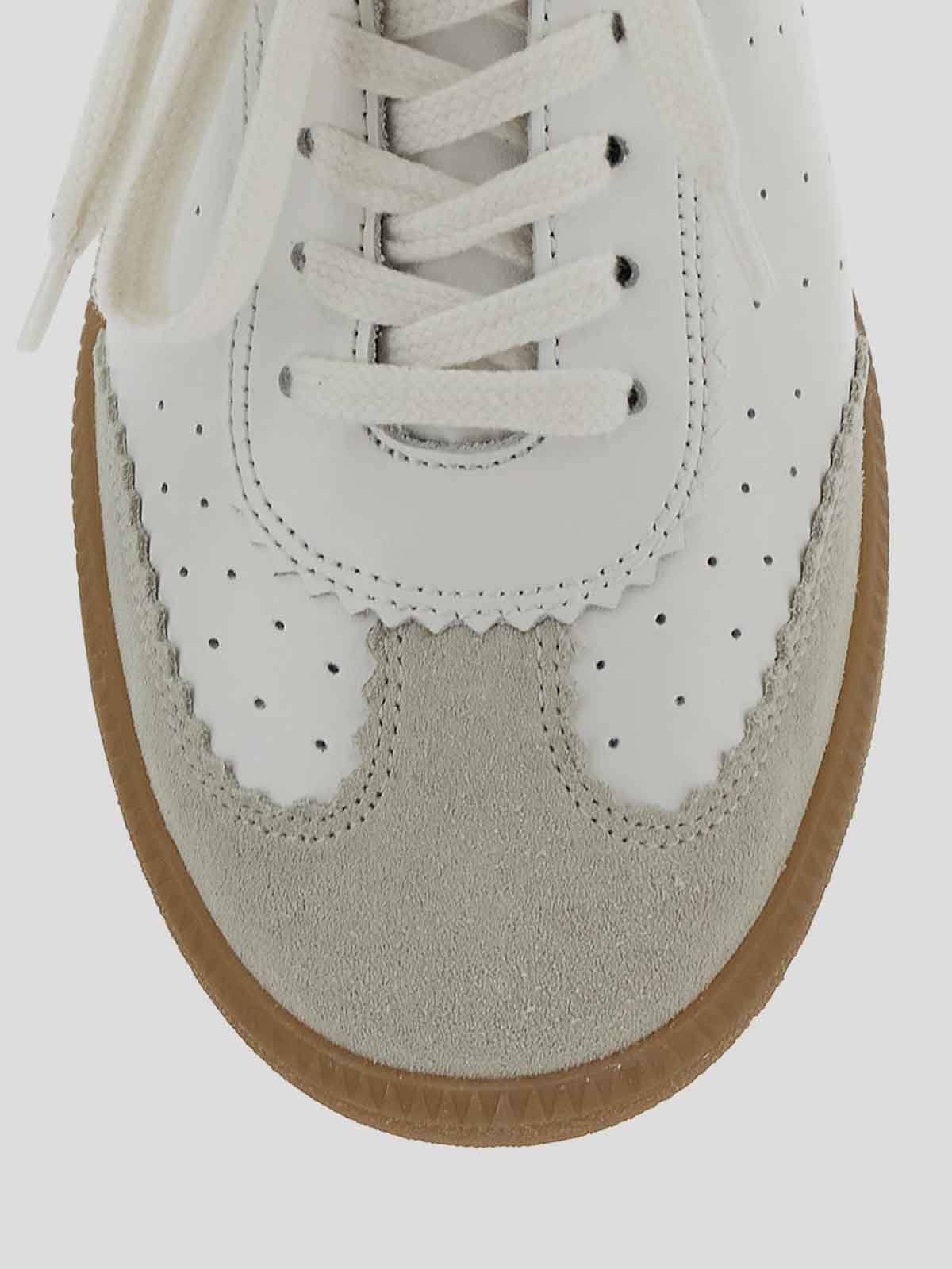 Shop Isabel Marant Zapatillas - Blanco In White