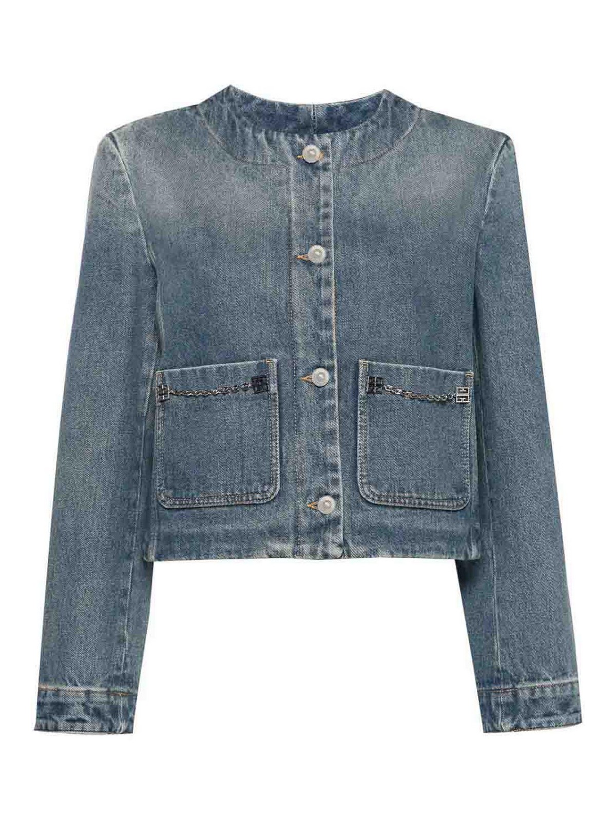 Shop Givenchy Chaqueta Vaquera - Lavado Oscuro In Dark Wash