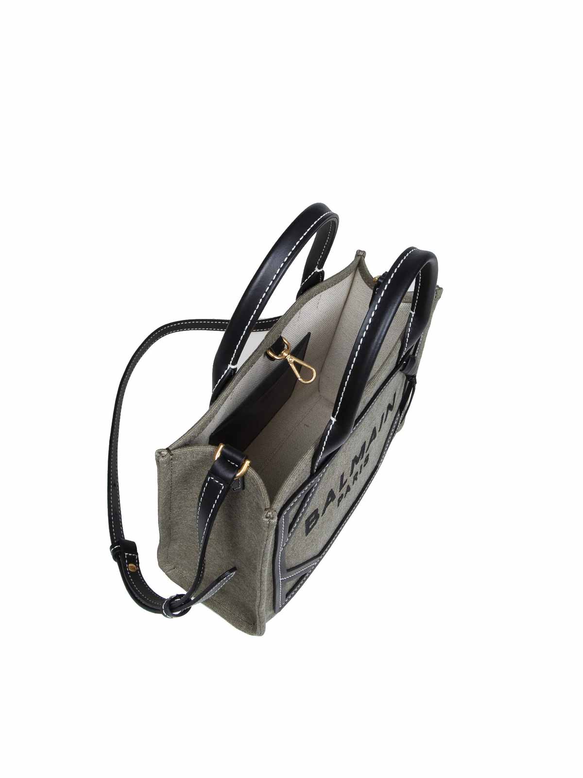 Shop Balmain Bolso Shopping - Marrón Claro In Light Brown