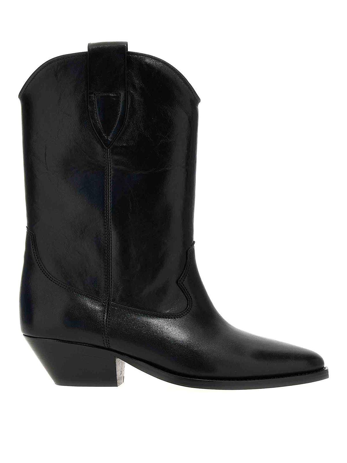 Isabel Marant Suede Leyane Ankle Boots 90 In Black
