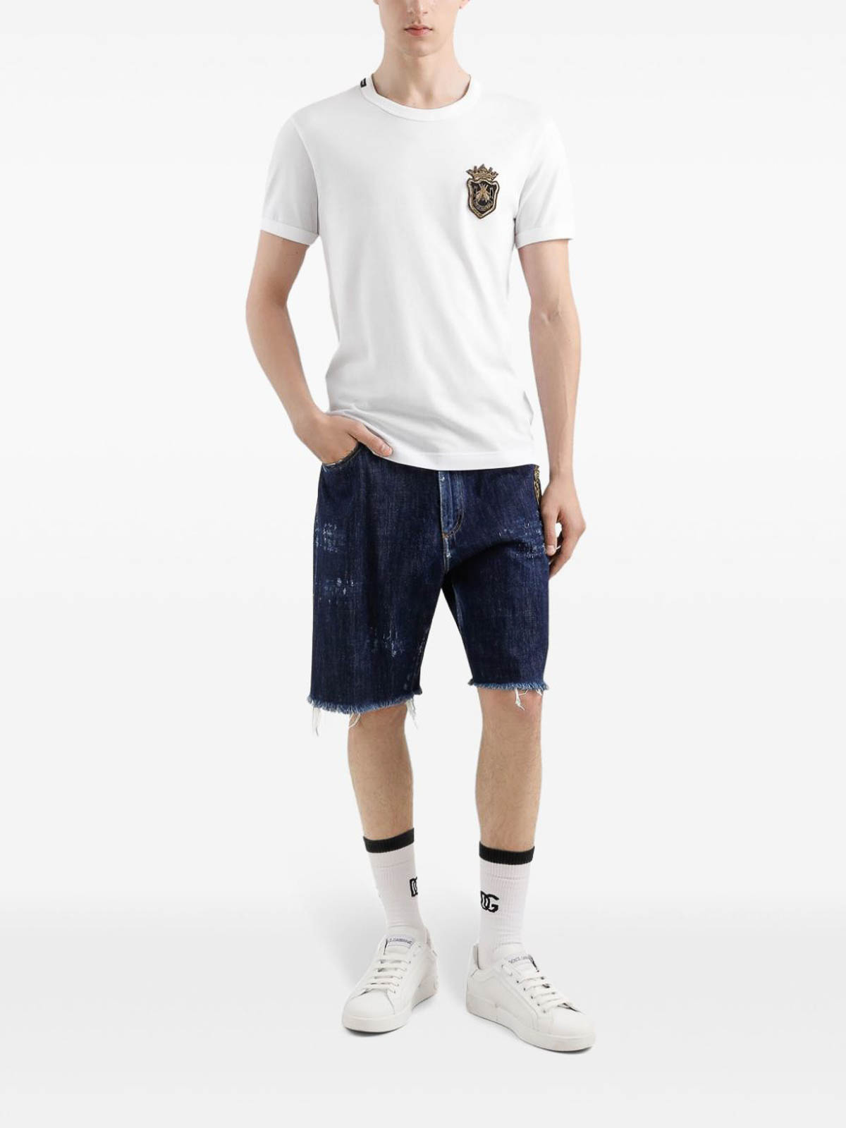 Shop Dolce & Gabbana Camiseta - Blanco In White