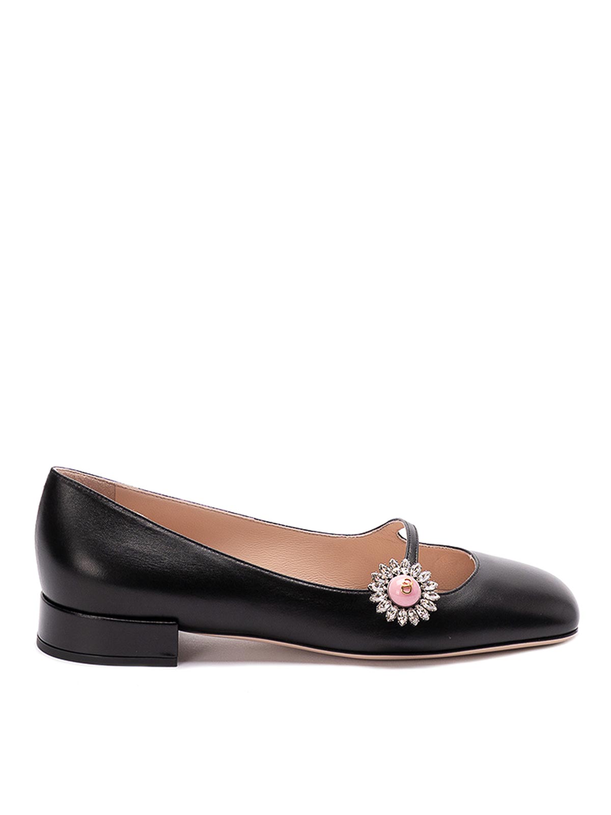 Shop Valentino Bailarinas - Negro In Black