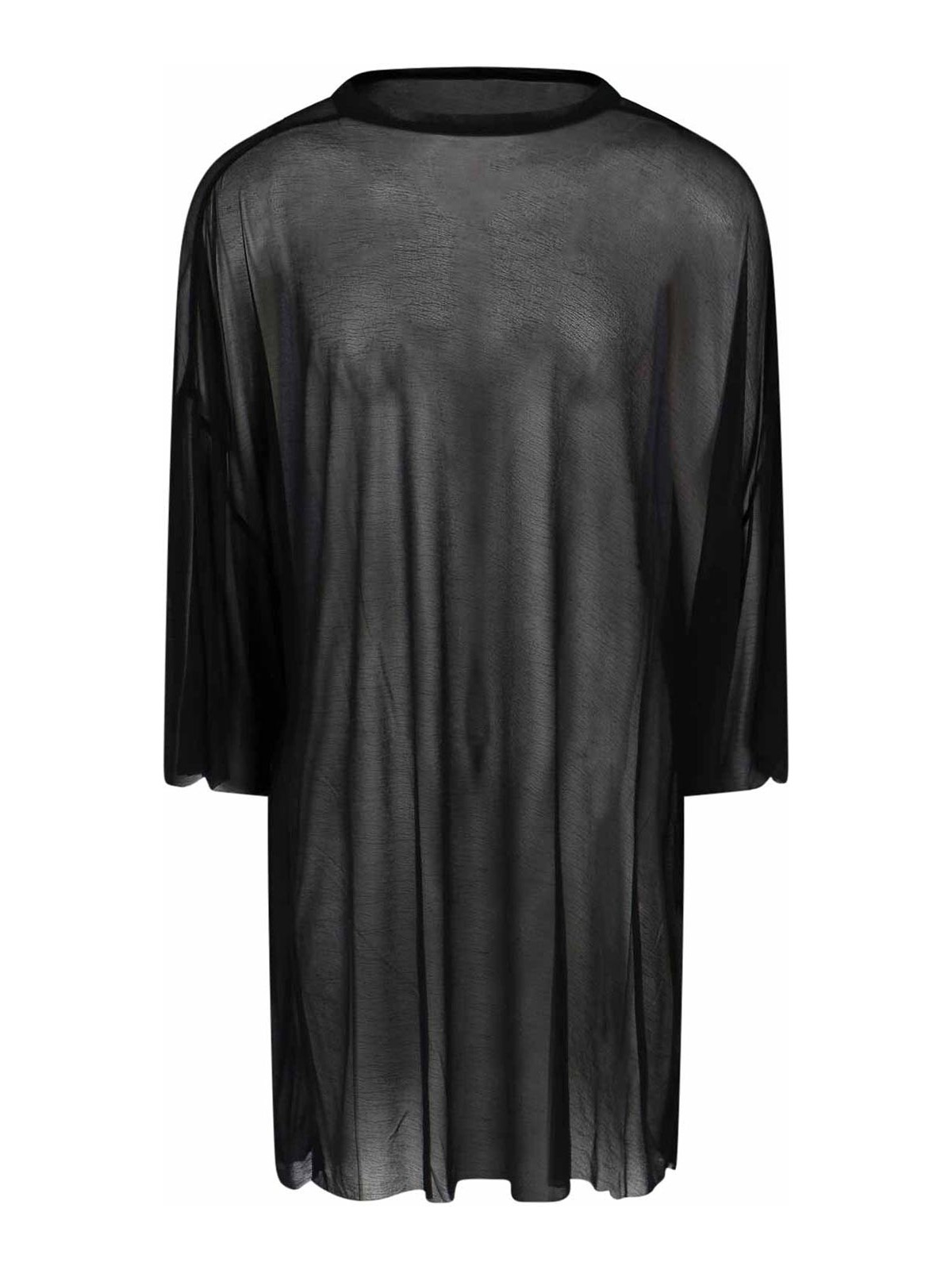 Shop Rick Owens Camiseta - Negro In Black